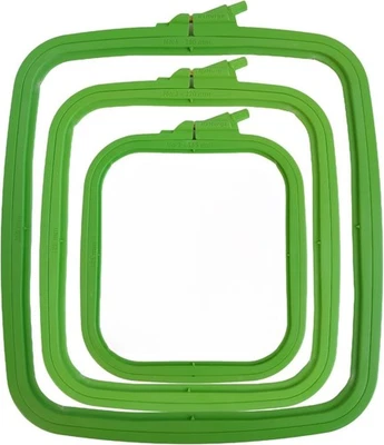 Plastic Square Hoop Nurge 170-12 Green - Image 1 of 4