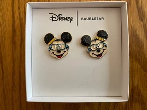 Disney X Baublebar Mickey Mouse glasses/ pencil/ teacher Earrings NIB - Picture 1 of 4