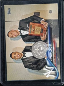 2018 Topps - Aaron Judge Giancarlo Stanton #389 Award Show - Picture 1 of 2