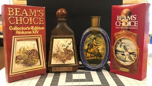 Lot of 4 Vintage Jim Beam Collector Bottles - Picture 1 of 10