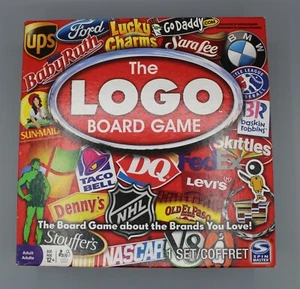 The Logo Board Game Spin Master Game About the Brands You Love - Complete - Picture 1 of 7