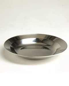 Plato Camping Acero Inoxidable, Vajilla Camping -NUEVO- - Imagen 1 de 1