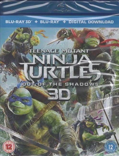 Teenage Mutant Ninja Turtles - Out Of The Shadows - Sealed NEW Blu-ray 3D + 2D - Image 1 of 1