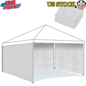 Durable Waterproof Canopy Sidewalls Set of 3 Easy Install Outdoor Privacy New - Bild 1 von 7