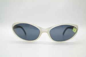 WEST 582 Transparent Schwarz Silber Oval Sonnenbrille sunglasses Brille Neu - Bild 1 von 6