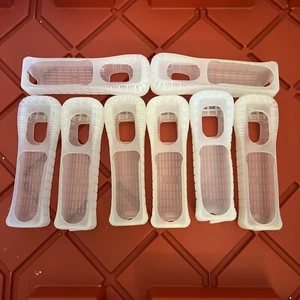 Nintendo Wii OEM telecomando gomma silicone gel cover custodia trasparente quasi nuovo - Foto 1 di 1