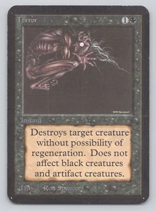 Terror Alpha Magic The Gathering Magic The Gathering Arte Ron Spencer Clásico LP Estado - Imagen 1 de 2
