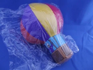 Globo educativo aire caliente Lakeshore vinilo felpa retro SELLADO NUEVO - Imagen 1 de 3