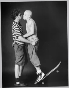 Gay Male Photography Cute Young Boys Kissing Gay Male Art Hunk Men Longboaders - Picture 1 of 1
