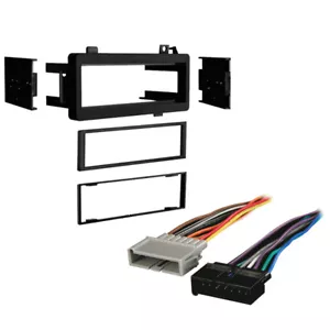Fits Dodge Diplomat 1984-1989 Single DIN Harness Radio Install Dash Kit - Picture 1 of 3
