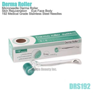 192 pins Titanium Derma Roller Anti Ageing Scars Removal Skin Therapy 0.2mm-3mm - Picture 1 of 12