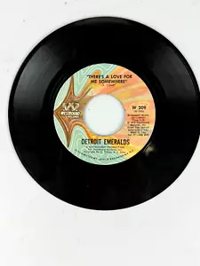Detroit Emeralds - There's A Love For Me Somewhere / Feel The Need In 45 - Soul - Picture 1 of 2