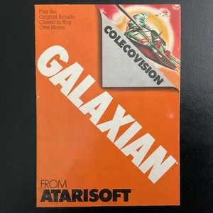 Galaxian ColecoVision Instruction Manual Only - Imagen 1 de 4