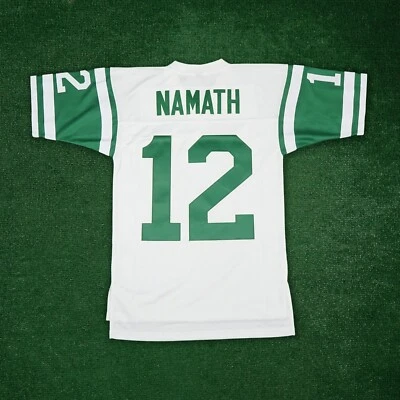 Camiseta deportiva blanca Joe Namath Newyork Jets NFL Mitchell & Ness 1968 Legacy para hombre Foto 1 de 4