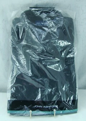 Camisa de Vestir John Ashford 60% Algodón, 40% Poli Negra 17, 34/35, XL Nueva  Foto 1 de 4