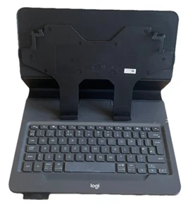 Logitech Wireless Bluetooth Keyboard Tablet Universal Folio Detachable Y-R0063 - Picture 1 of 6