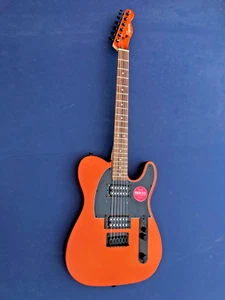 Fender Squier FSR Affinity Series Telecaster HH Orange Metal Electric Guitar - Picture 1 of 16