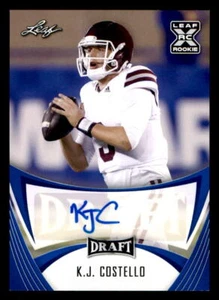 2021 Leaf Draft AUTO Blue #BAKJC K.J. Costello (ref 225133) - Picture 1 of 2