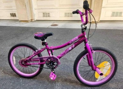 Bicicleta de 20 pulgadas para niñas Huffy niños estilo BMX paseo en marco de acero bicicleta juguete de regalo Foto 1 de 4