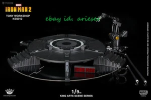 King Arts 1/9 Iron Man 2 Iron Man Tony Workshop Kss012 Laboratory Scene Platform - Picture 1 of 10