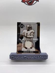 Warren Moon 2008 Leaf Limited Jersey #193 /100 Houston Oilers Legends - Picture 1 of 5