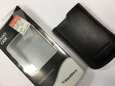BlackBerry 8100 Pearl, 8110, 8120 Euro Range Leather Pocket BBY-CP81 Original - Image 1 of 4