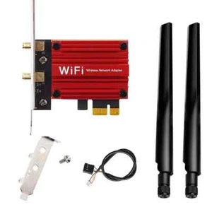 Desktop PCIE WiFi Card WiFi 6 Dual Band AX1800 Gaming Wireless Bluetooth Adapter - Picture 1 of 6