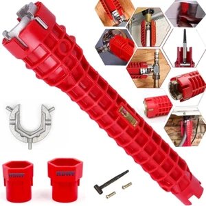 8 in 1Multifunctional Kitchen Faucet Sink Basin Wrench, Kitchen Drain Tub  - Picture 1 of 12