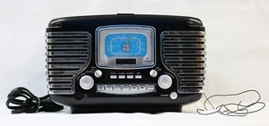 Coca-Cola Crosley Clock Radio/CD Player - Black Model CR612 - Picture 1 of 12