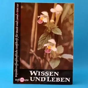 Wissen und Leben 4/1958 | DDR | Staßfurt TU 114 Rumänien Giordana Bruno Planck - Bild 1 von 1