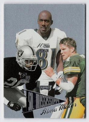 Playoff Alma Mater So. 1998 Mississippi B. Favre, M. Jackson, P. Carter #1 Foto 1 de 2
