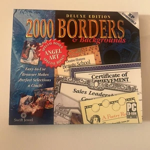 2000 Granice i tła Edycja Deluxe PC CD-ROM Kompatybilny z Windows 98 XP - Zdjęcie 1 z 4