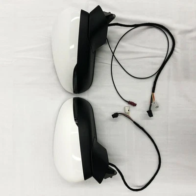 Par de espejos retrovisores laterales de coche blancos para Mercedes Benz Clase A A200 A220 A250 W177 Foto 1 de 4