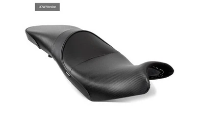 Sargent 座椅适用于川崎 Versys 650 2008 - 2013 低高黑色嵌线 #WS-623-19 — 第 1/4 张图片