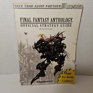 Final Fantasy Anthology Official Strategy Guide Brady Games 1999 SquareSoft - Picture 1 of 7