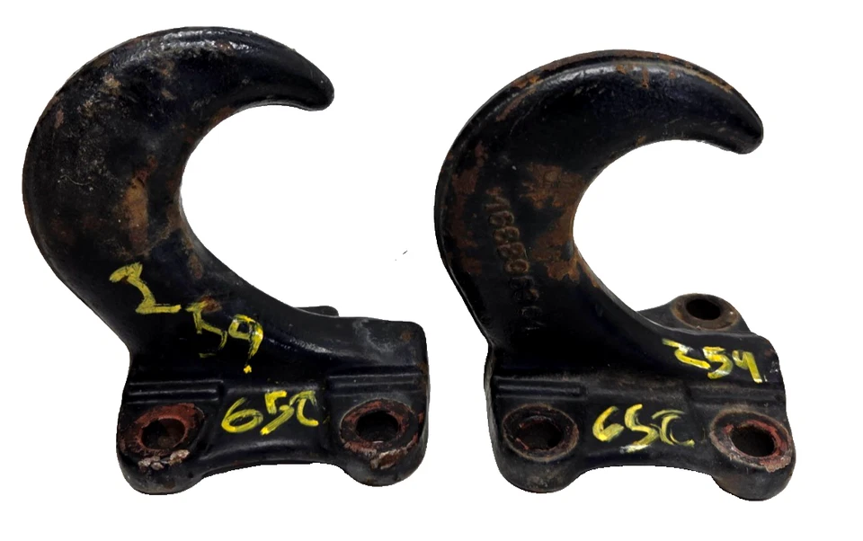 2007-2015 FORD F650 F750 FRONT BUMPER HOOK HOOKS TOW HOOKS - Image 1 of 4