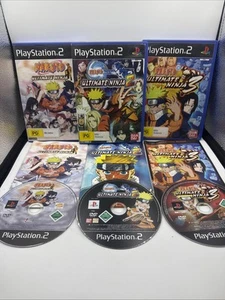 Naruto Ultimate Ninja 1,2,3 PS2 Game PlayStation 2 With Manuals Great Discs!RARE - Picture 1 of 10