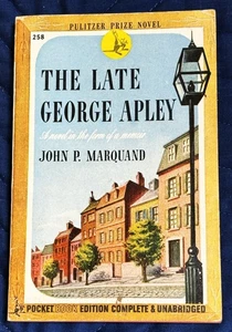 John P Marquand / THE LATE GEORGE APLEY 1944 - Picture 1 of 1