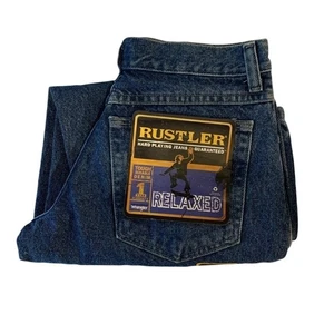 Boys Rustler Relaxed 10 Husky Jeans New - Picture 1 of 8