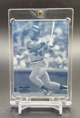 2003 Donruss Leaf Exhibits Kirby Puckett MINNESOTA CODE 1926U TOUGH PULL - Image 1 of 4