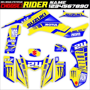 Compatible LTZ 400 Suzuki GraphicsDecals Kit quad Stickers 2003 to 2008 KFX - Picture 1 of 4