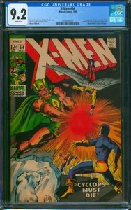 X-Men #54 ❄️ CGC 9.2 WHITE Pages ❄️ 1st Alex Summers (Havok)! Marvel Comic 1969 - Picture 1 of 2