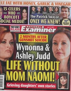 National Examiner Magazine Wynonna Ashley and Naomi Judd Patrick Swayze 2022 - Picture 1 of 12