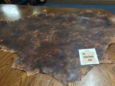 Tan "Old World" Deerskin Leather 3 oz   10 sq ft avg     A3.1 - Image 1 of 4