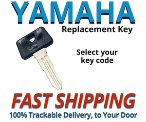 Yamaha ATV Scooter Motorcycle Key Replacement Cut to your Code F32010-F39697 - Bild 1 von 3