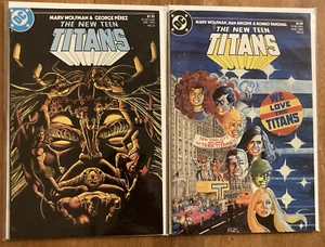 VTG 1985 “The New Teen Titans” #5 & #6 Lot of 2 DC Comics - NM Bagged & Boarded - Picture 1 of 3
