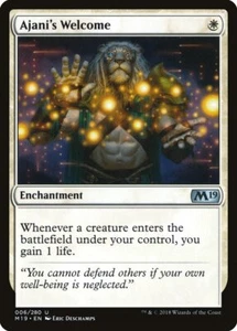 MTG Magic the Gathering Ajani's Welcome (6/339) Core Set 2019 LP - Picture 1 of 1