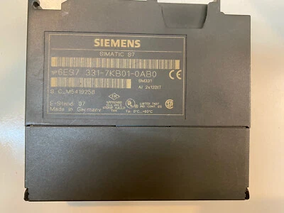 Siemens Simatic S7-300 6ES7331-7KB01-0AB0 módulo de entrada analógica - Imagen 1 de 3