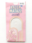 Razza Matazz Accents Pantyose, New Old Stock, White Mids, Side Seam
