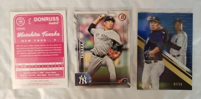 Masahiro Tanaka 2019 Gold Label класс 3 синий /50 2017 Donruss розовая задняя крышка и т. д. 3 карата - Изображение 1 из 3